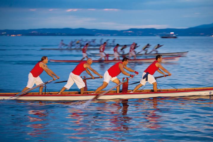 Palio delle Bisse - historische Ruderregata 