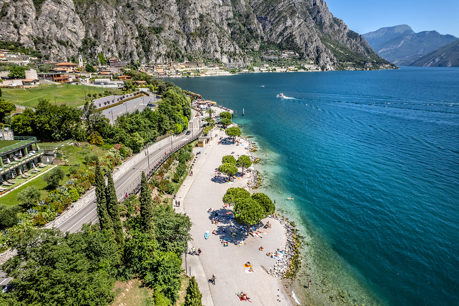 Alle Strände in Limone geöffnet